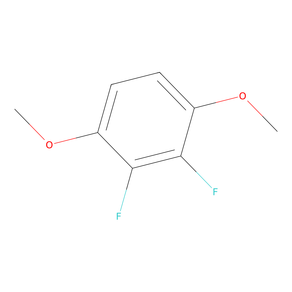 2,3-Difluoro-1,4-dimethoxybenzene molecular structure, CAS 845295-40-1