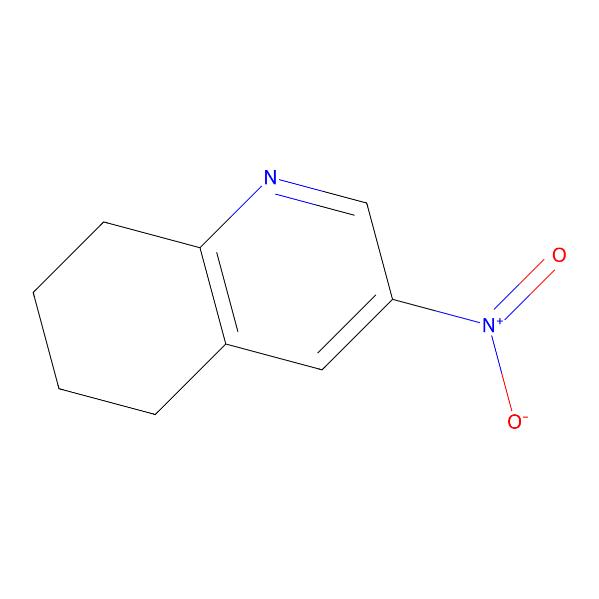 3-Nitro-5,6,7,8-tetrahydroquinoline molecular structure, CAS 84531-35-1