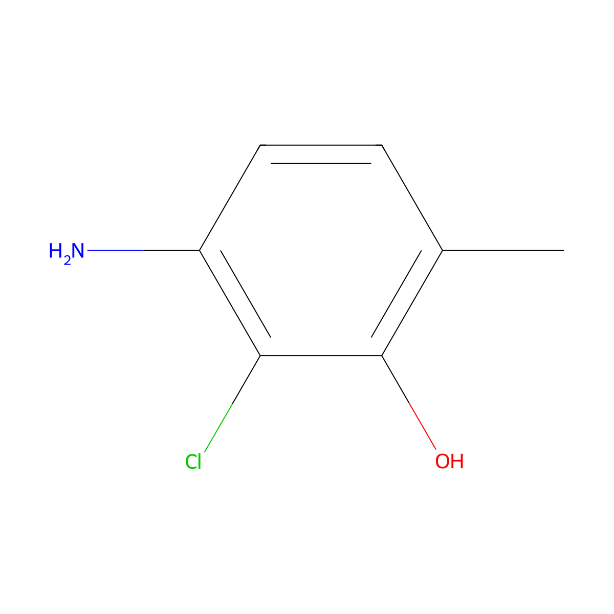 5-Amino-6-Chloro-o-Cresol molecular structure, CAS 84540-50-1