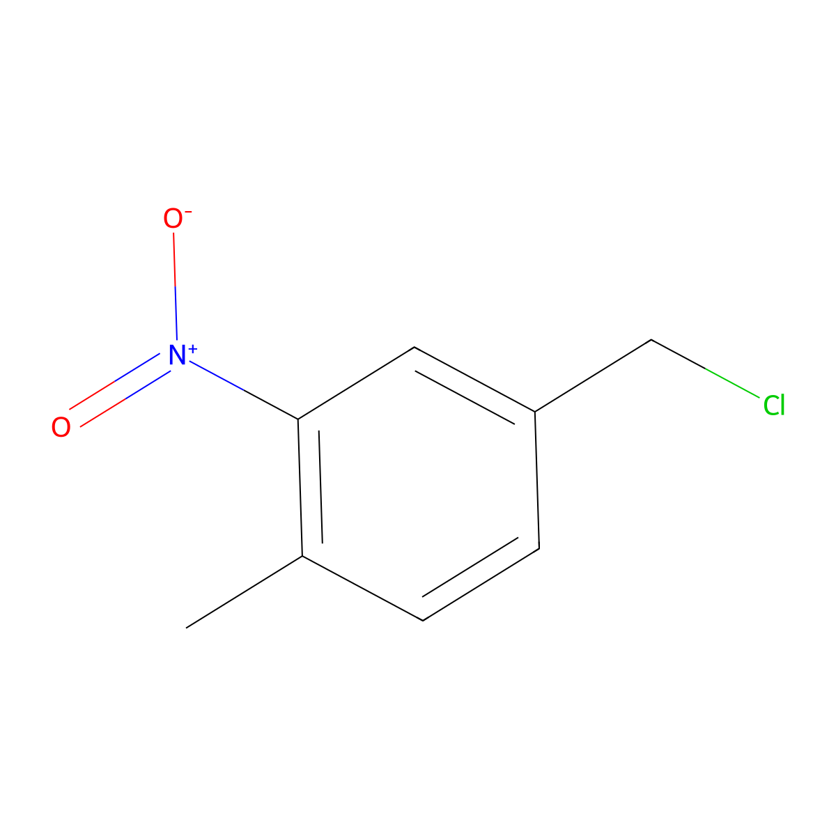 4-(Chloromethyl)-2-nitrotoluene molecular structure, CAS 84540-59-0