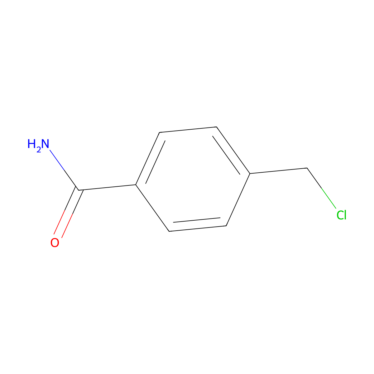 4-(Chloromethyl)benzamide molecular structure, CAS 84545-14-2