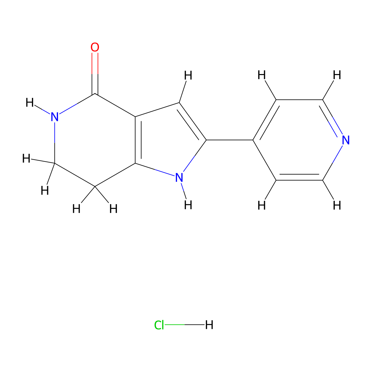PHA-767491 hydrochloride molecular structure, CAS 845538-12-7