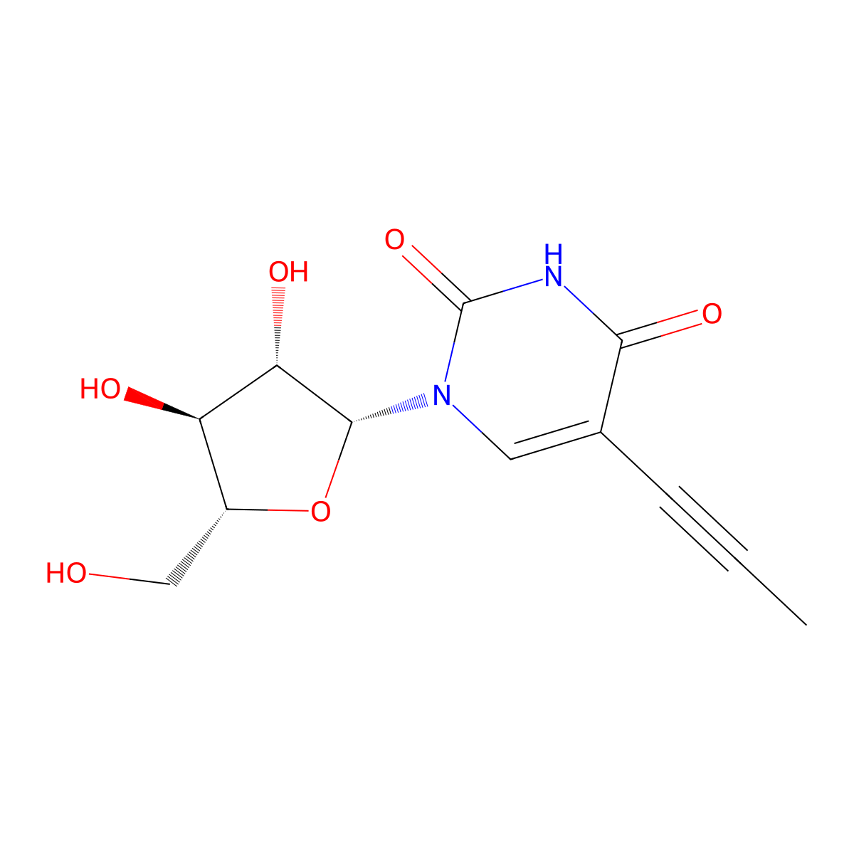 Netivudine molecular structure, CAS 84558-93-0