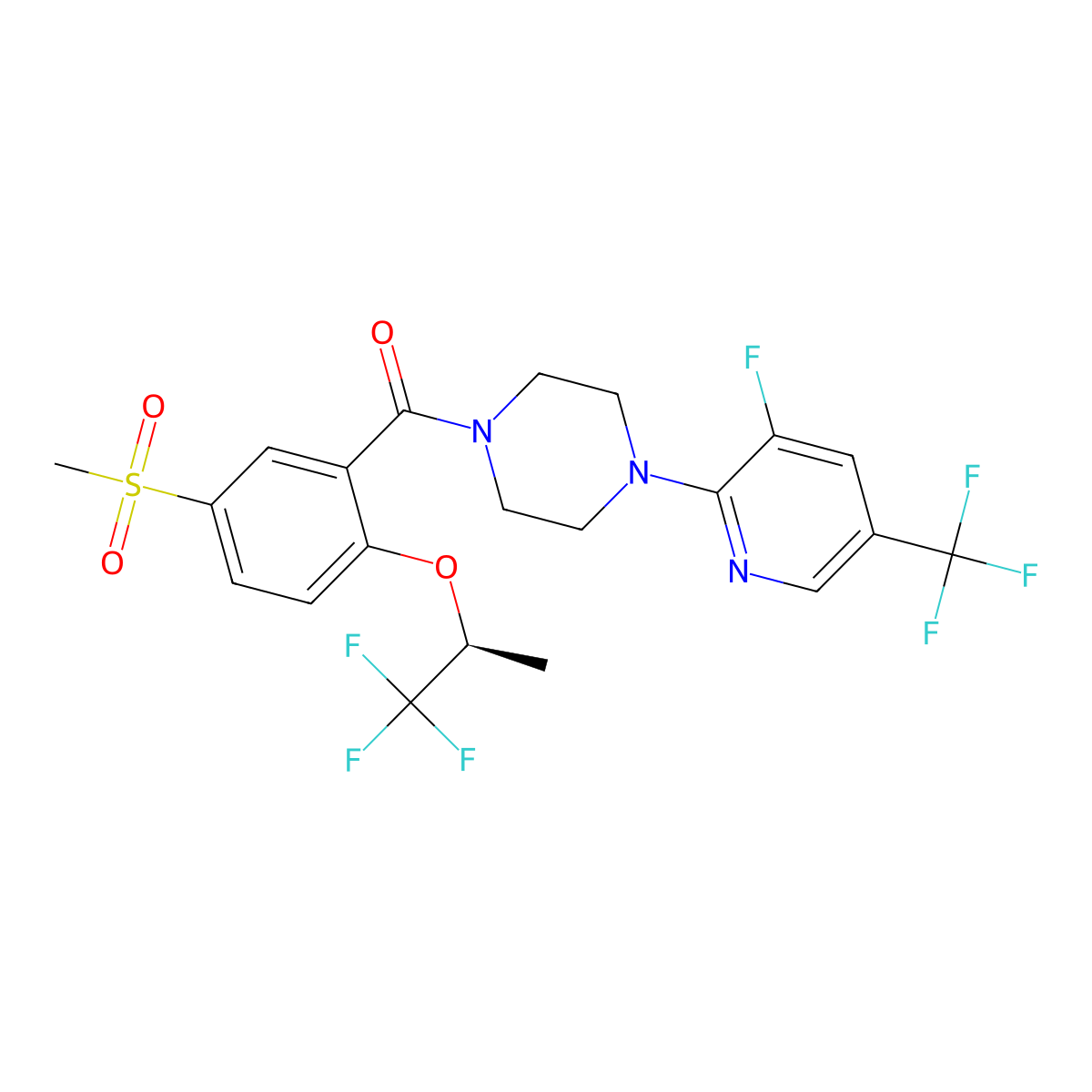 Bitopertin molecular structure, CAS 845614-11-1