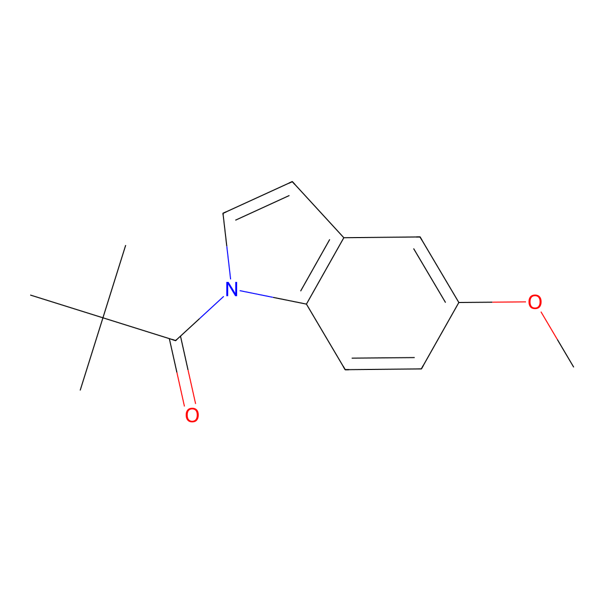 1-Pivaloyl-5-methoxyindole molecular structure, CAS 845619-77-4