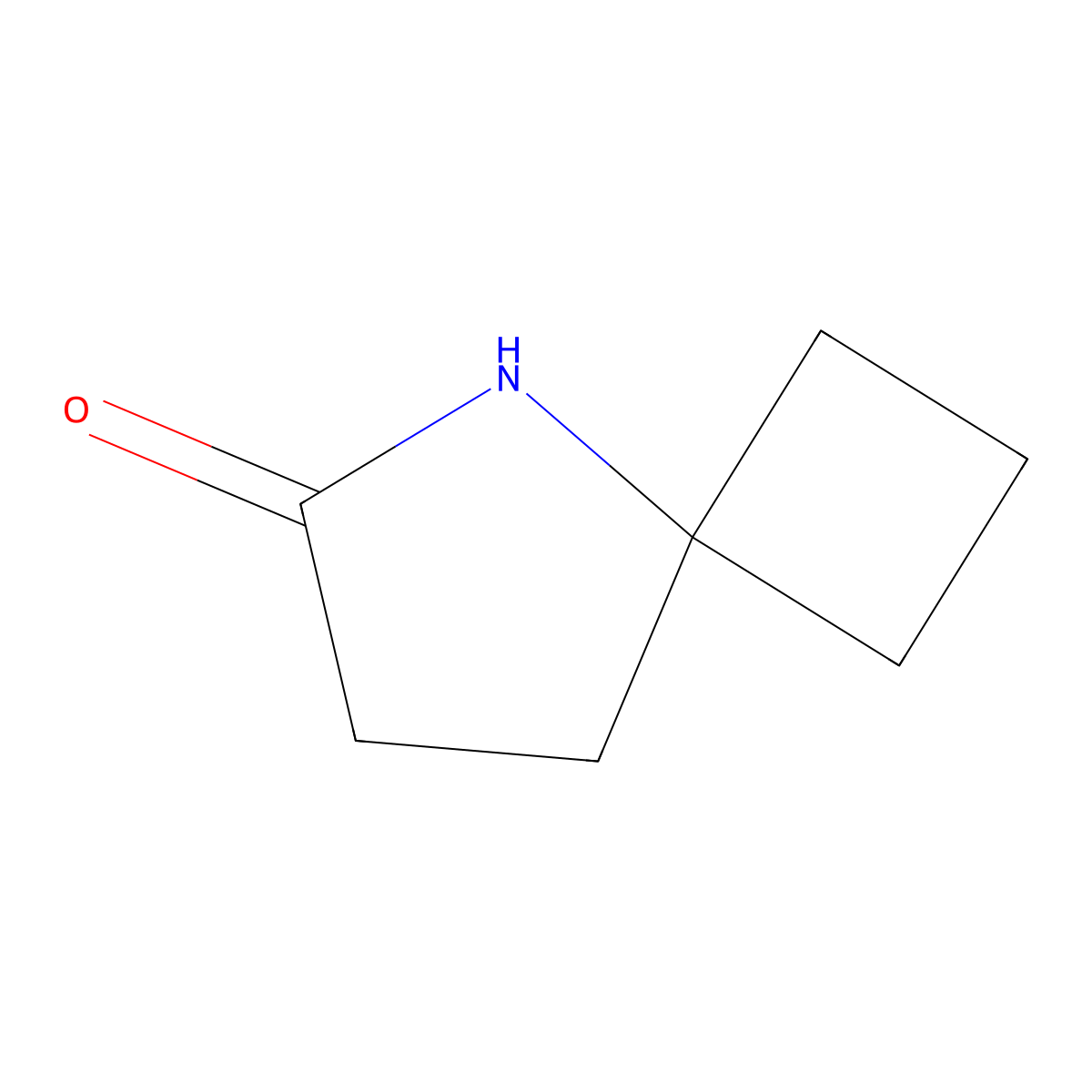 5-Azaspiro[3.4]octan-6-one molecular structure, CAS 84565-28-6