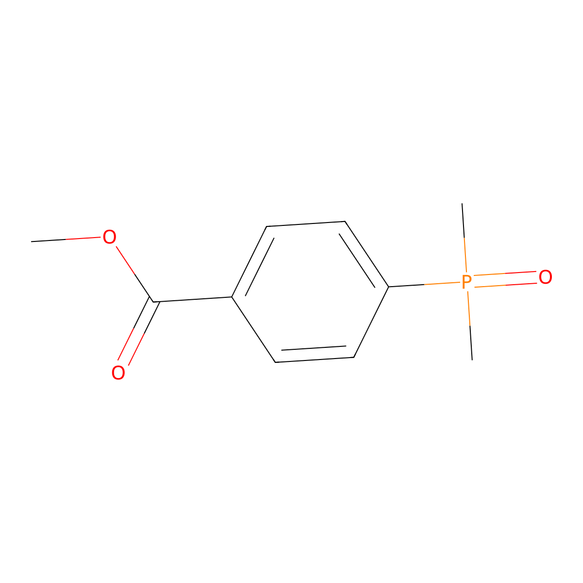 Methyl 4-(dimethylphosphoryl)benzoate molecular structure, CAS 84566-64-3