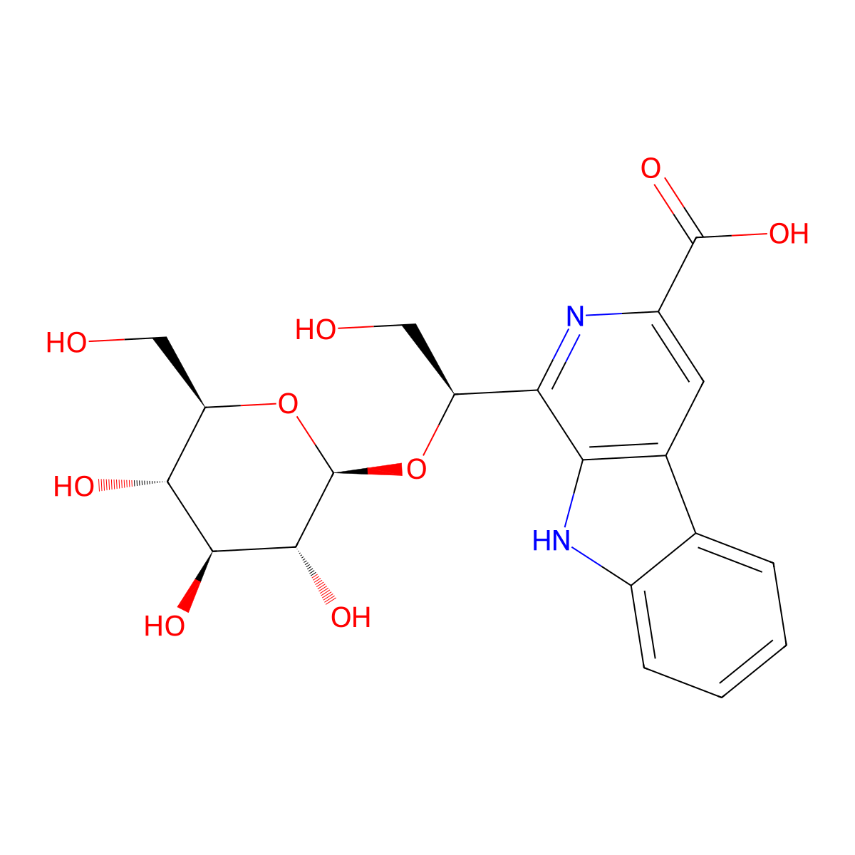 Glucodichotomine B molecular structure, CAS 845673-16-7