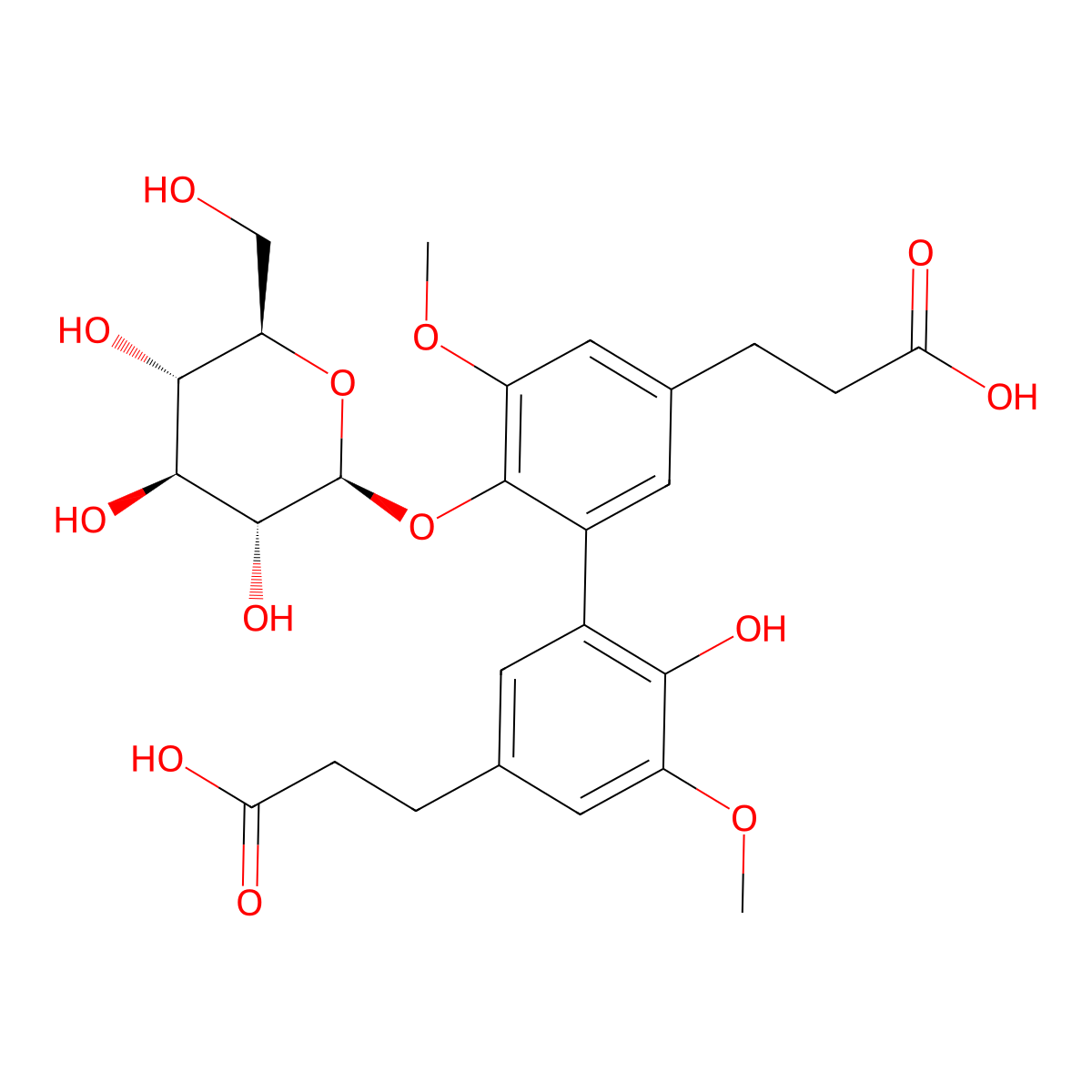 Dichotomoside A molecular structure, CAS 845673-17-8