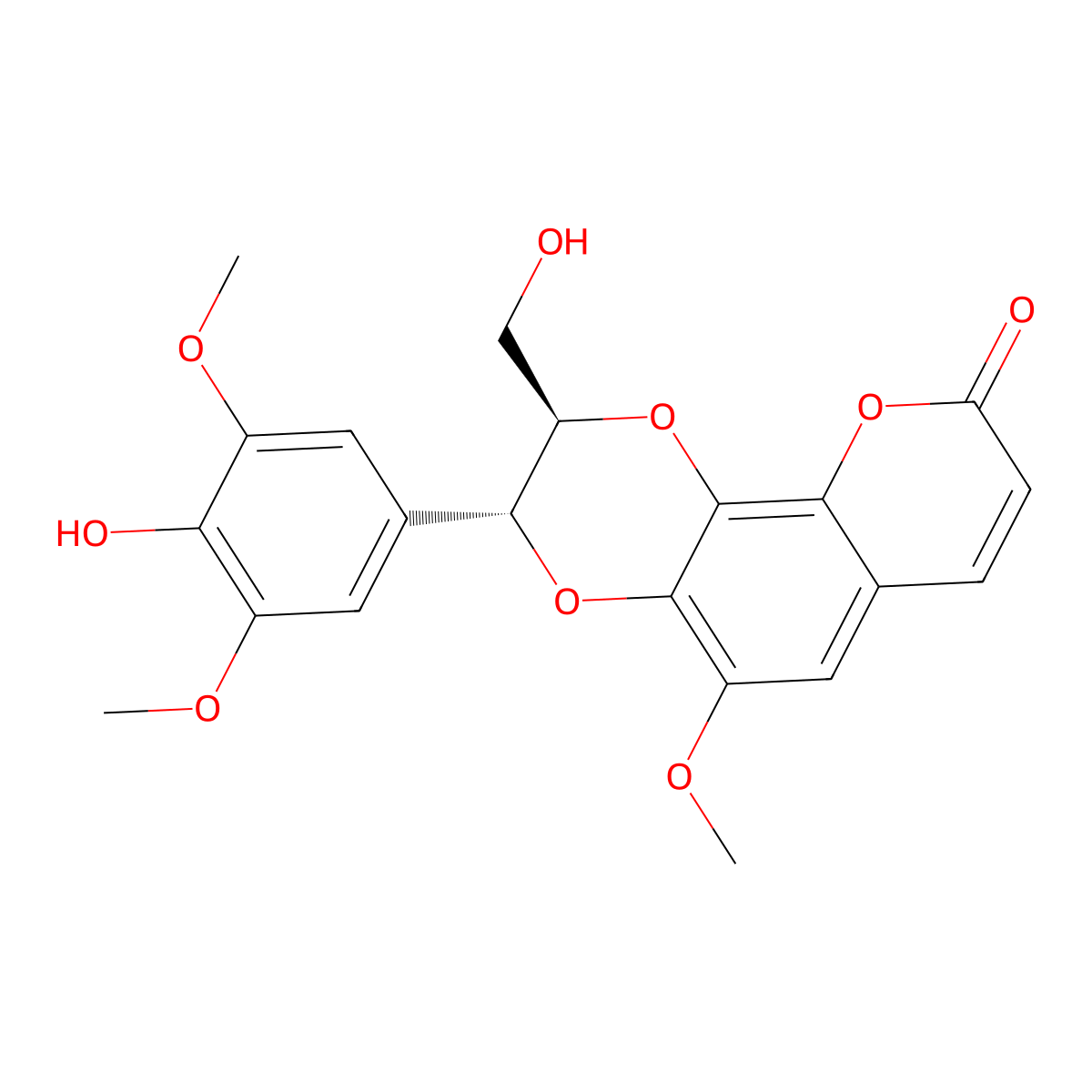 Cleomiscosin C molecular structure, CAS 84575-10-0