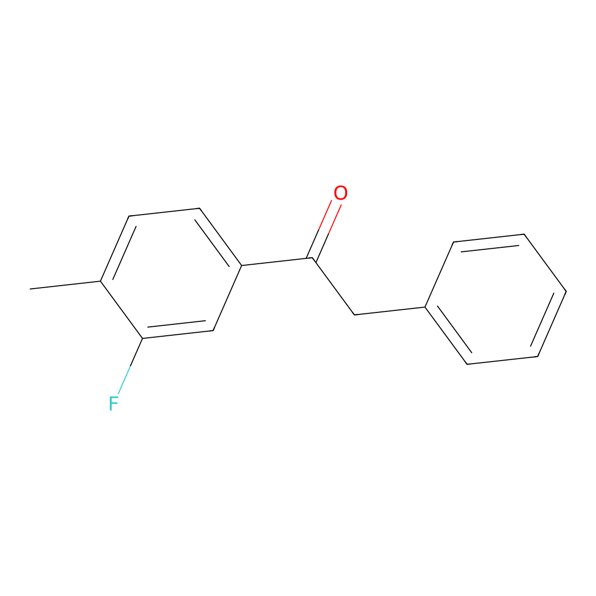 3'-Fluoro-4'-methyl-2-phenylacetophenone molecular structure, CAS 845781-14-8