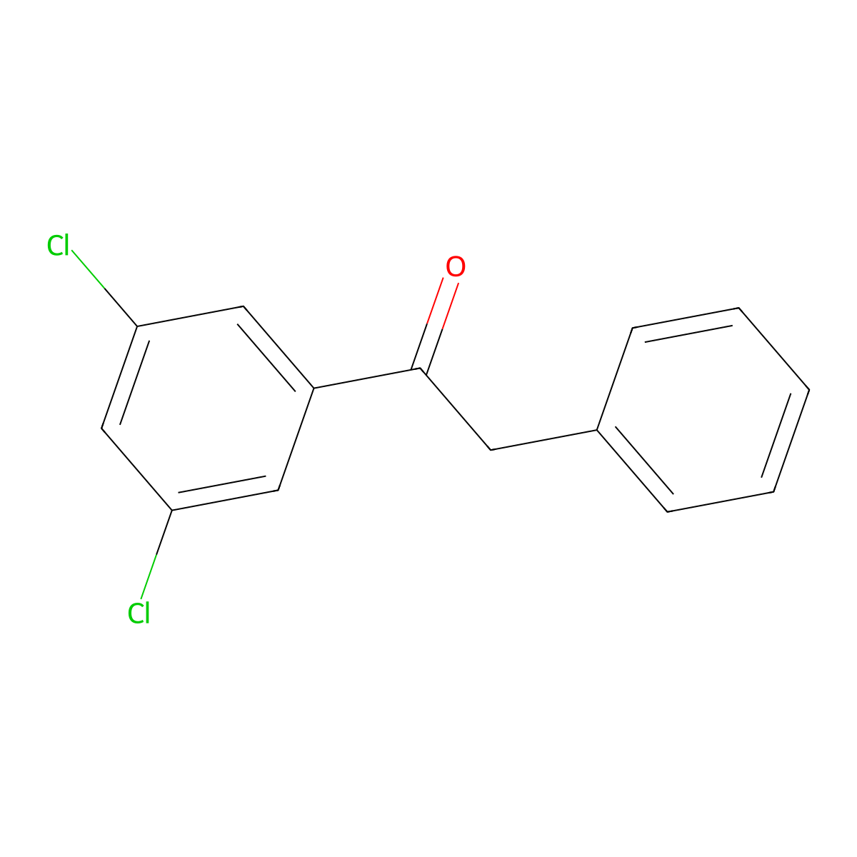 1-(3,5-Dichlorophenyl)-2-phenylethanone molecular structure, CAS 845781-25-1