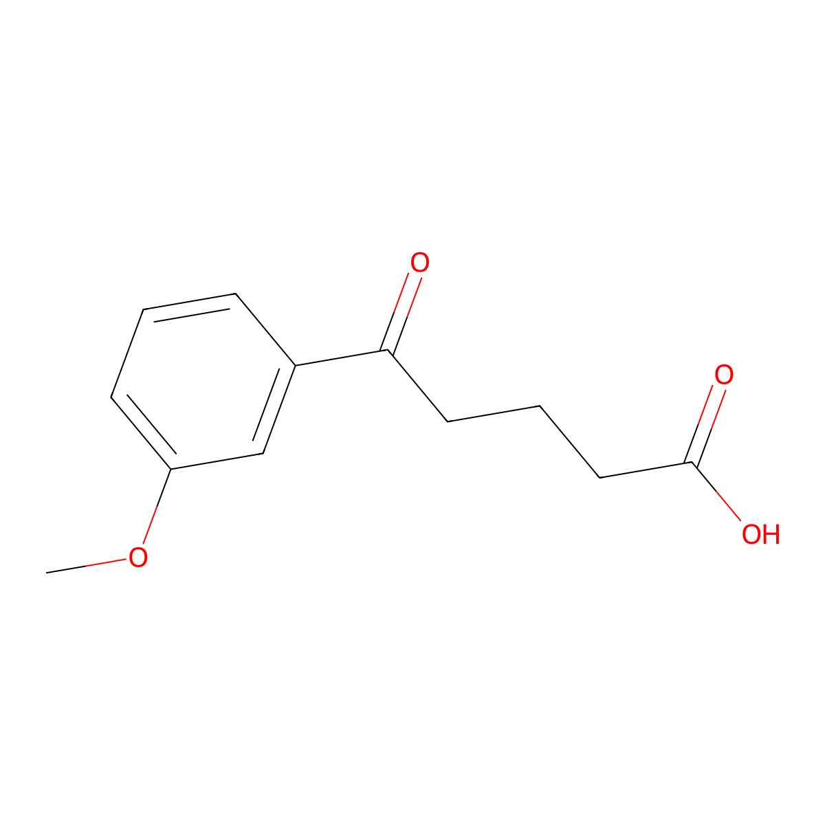 5-(3-Methoxyphenyl)-5-oxovaleric acid molecular structure, CAS 845781-34-2