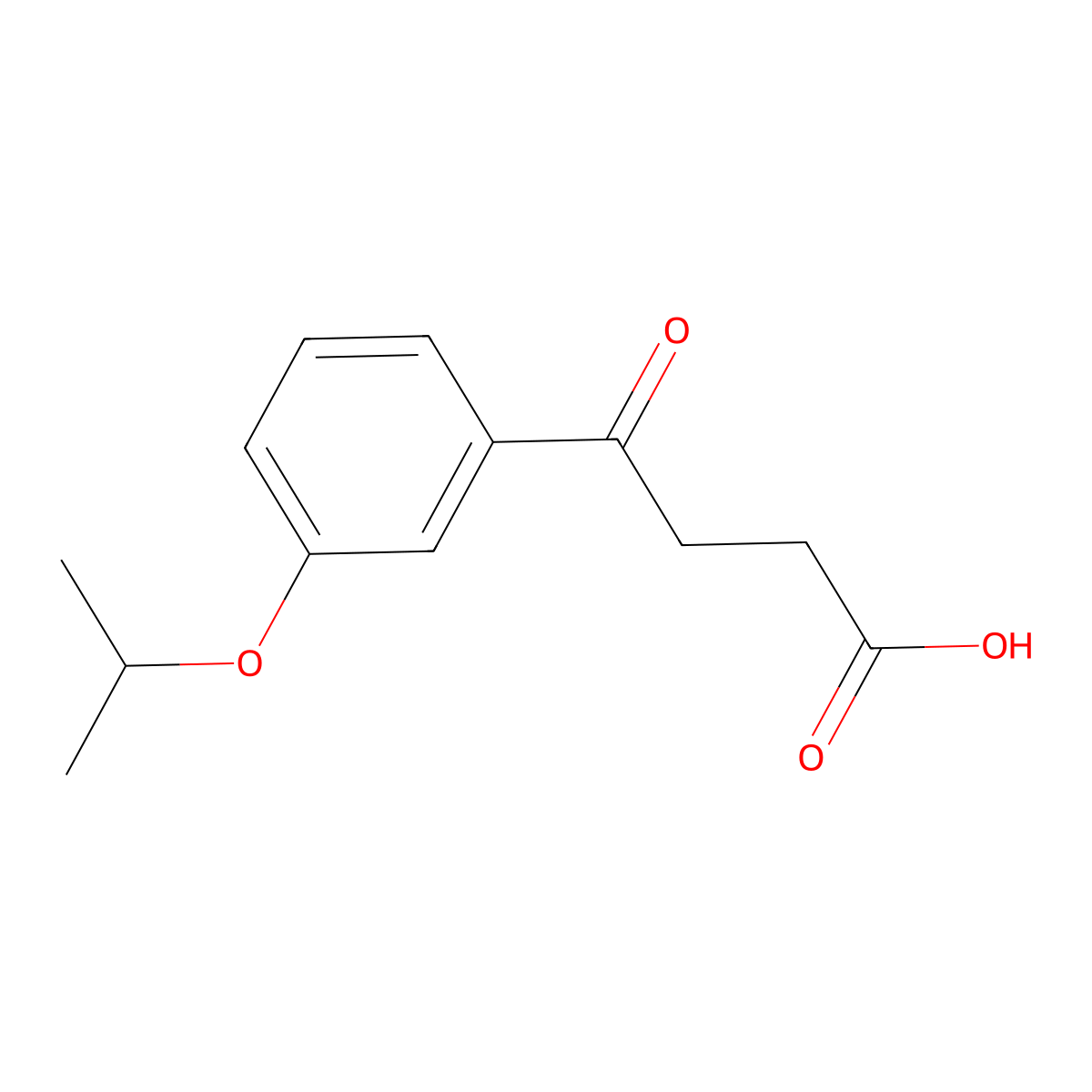 4-oxo-4-(3-propan-2-yloxyphenyl)butanoic Acid molecular structure, CAS 845790-42-3