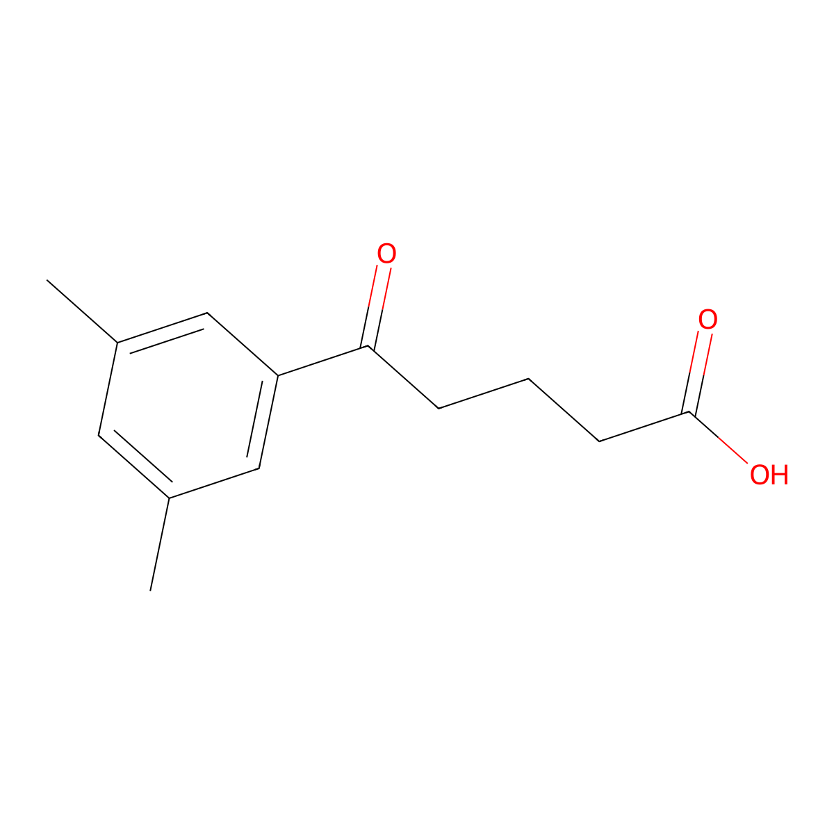 5-(3,5-Dimethylphenyl)-5-oxovaleric acid molecular structure, CAS 845790-45-6