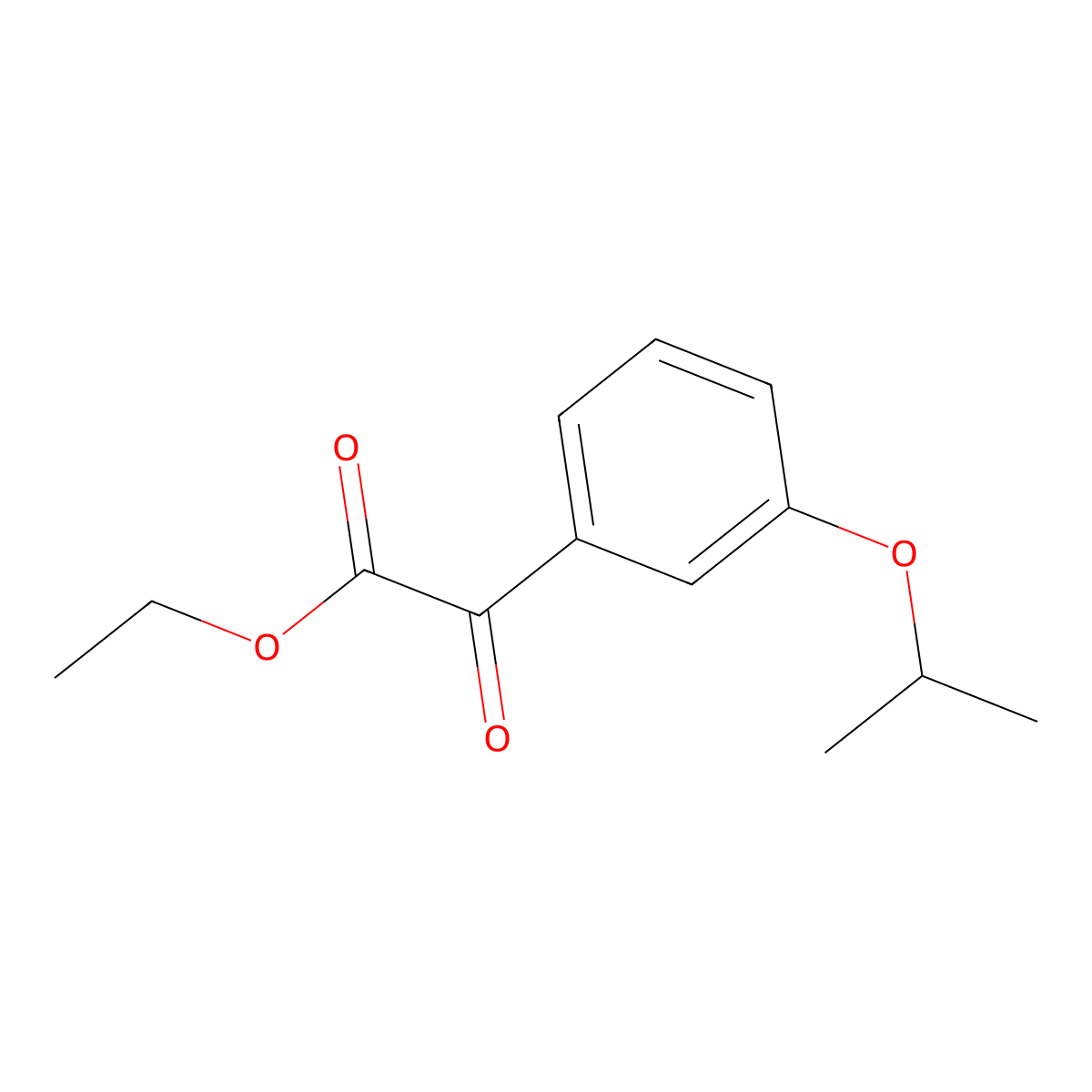 Ethyl 3-iso-propoxybenzoylformate molecular structure, CAS 845790-54-7
