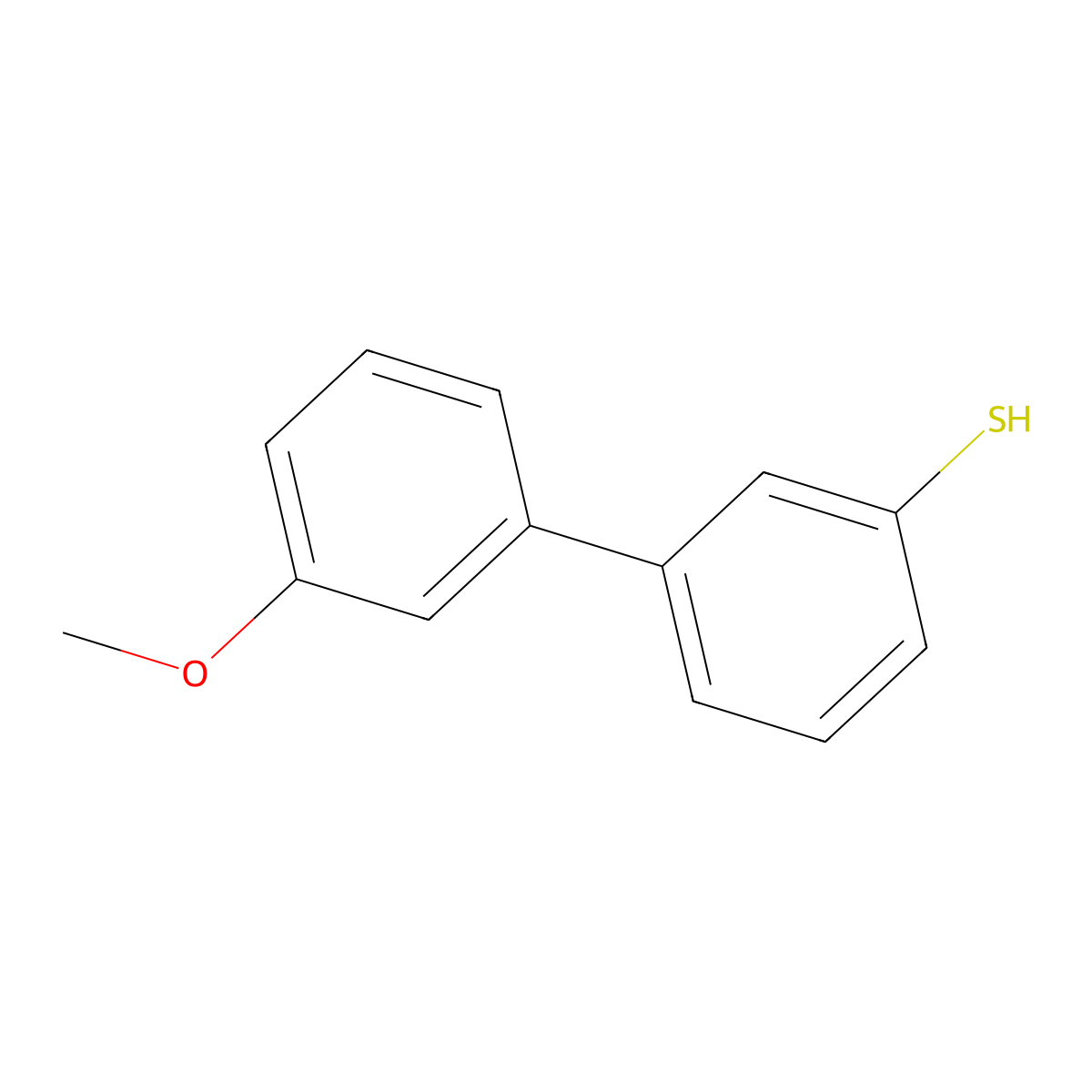 3-(3-Methoxyphenyl)thiophenol molecular structure, CAS 845822-81-3