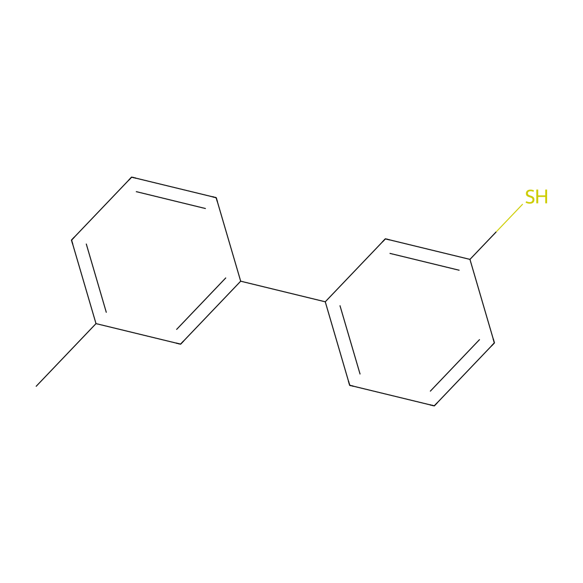 3-(3-Methylphenyl)thiophenol molecular structure, CAS 845822-87-9