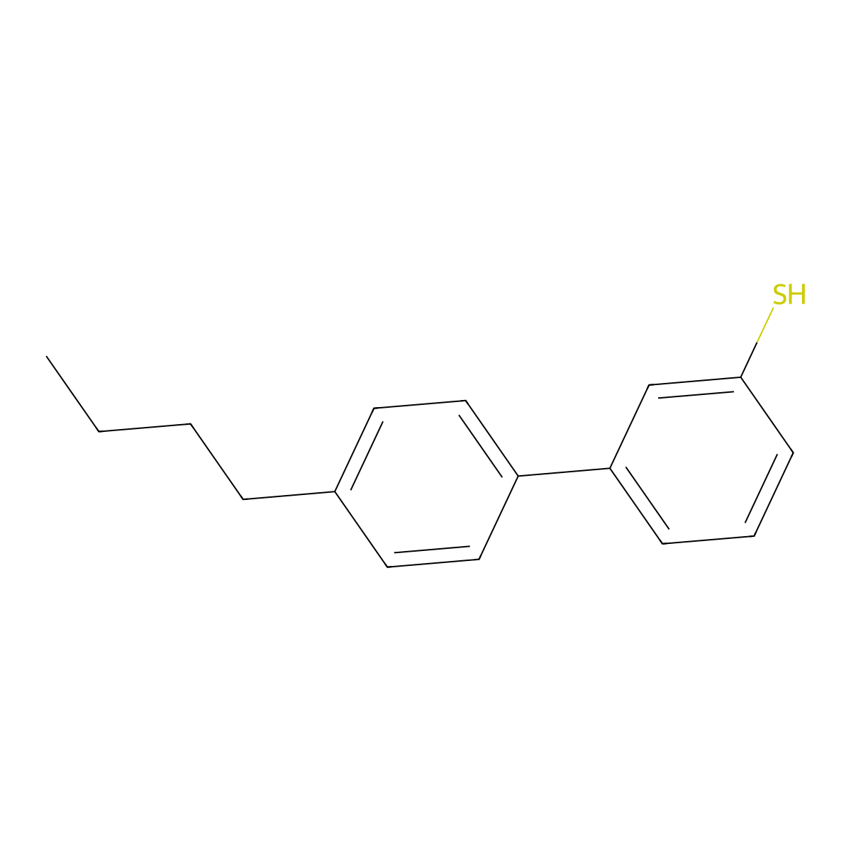 4'-Butyl-[1,1'-biphenyl]-3-thiol molecular structure, CAS 845822-88-0
