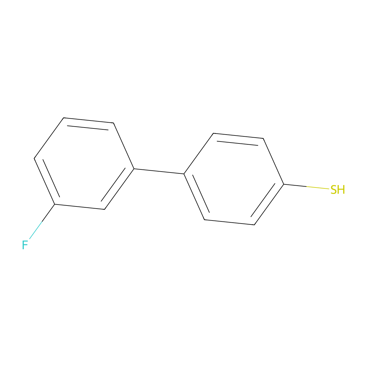 4-(3-Fluorophenyl)thiophenol molecular structure, CAS 845822-98-2