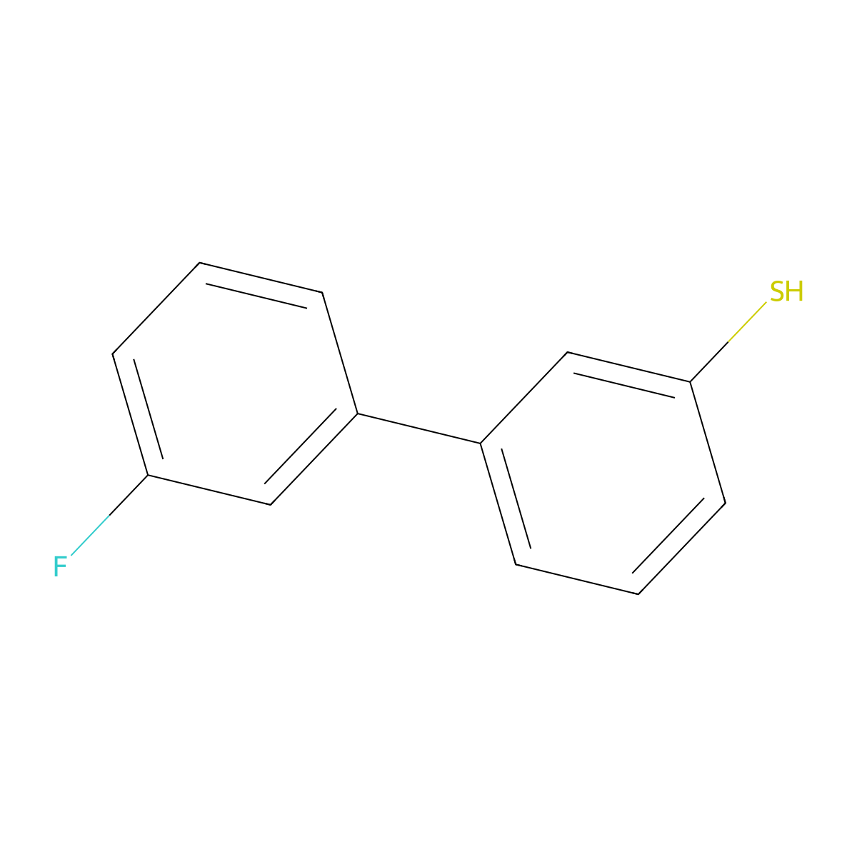 3-(3-Fluorophenyl)thiophenol molecular structure, CAS 845822-99-3