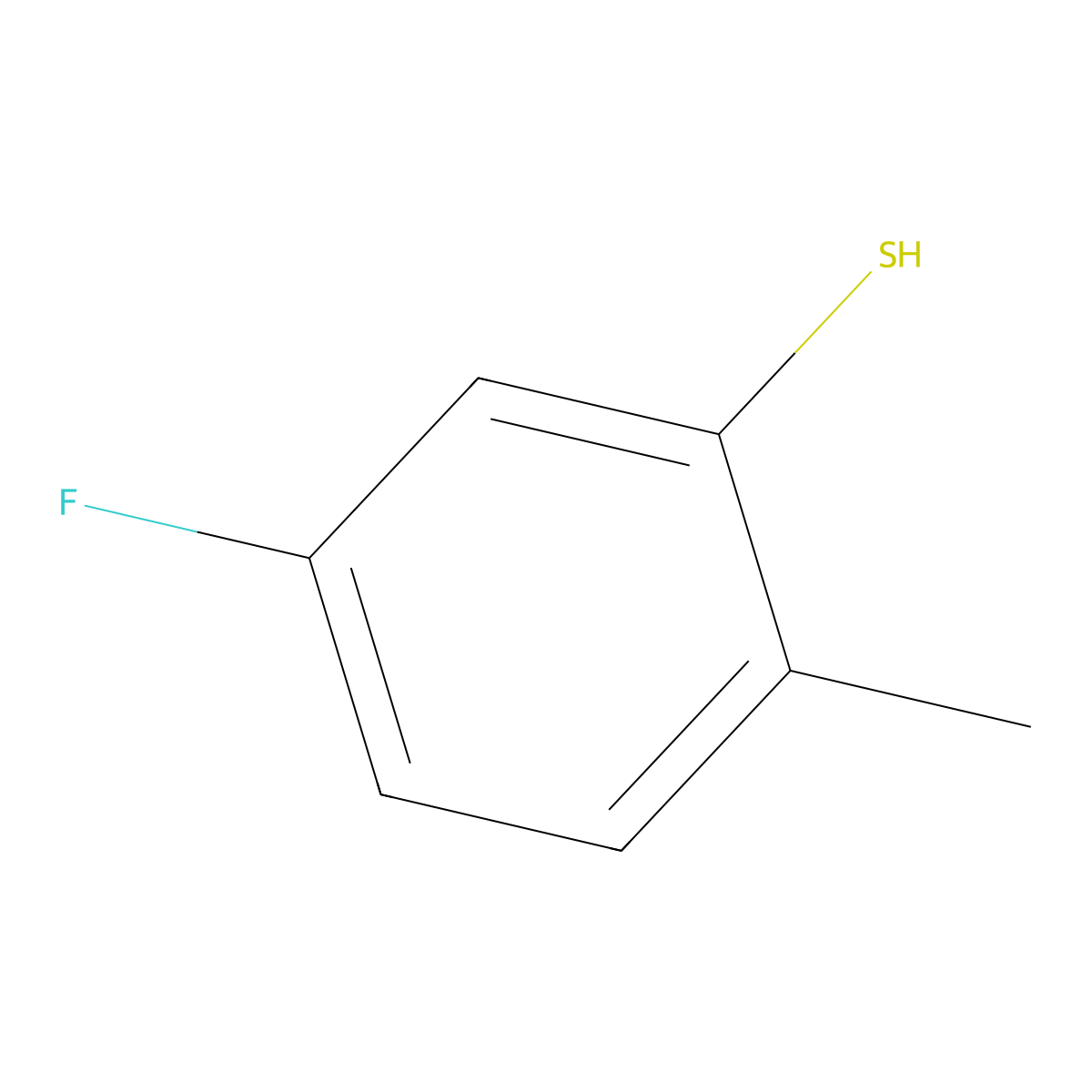 5-Fluoro-2-methylthiophenol molecular structure, CAS 845823-03-2