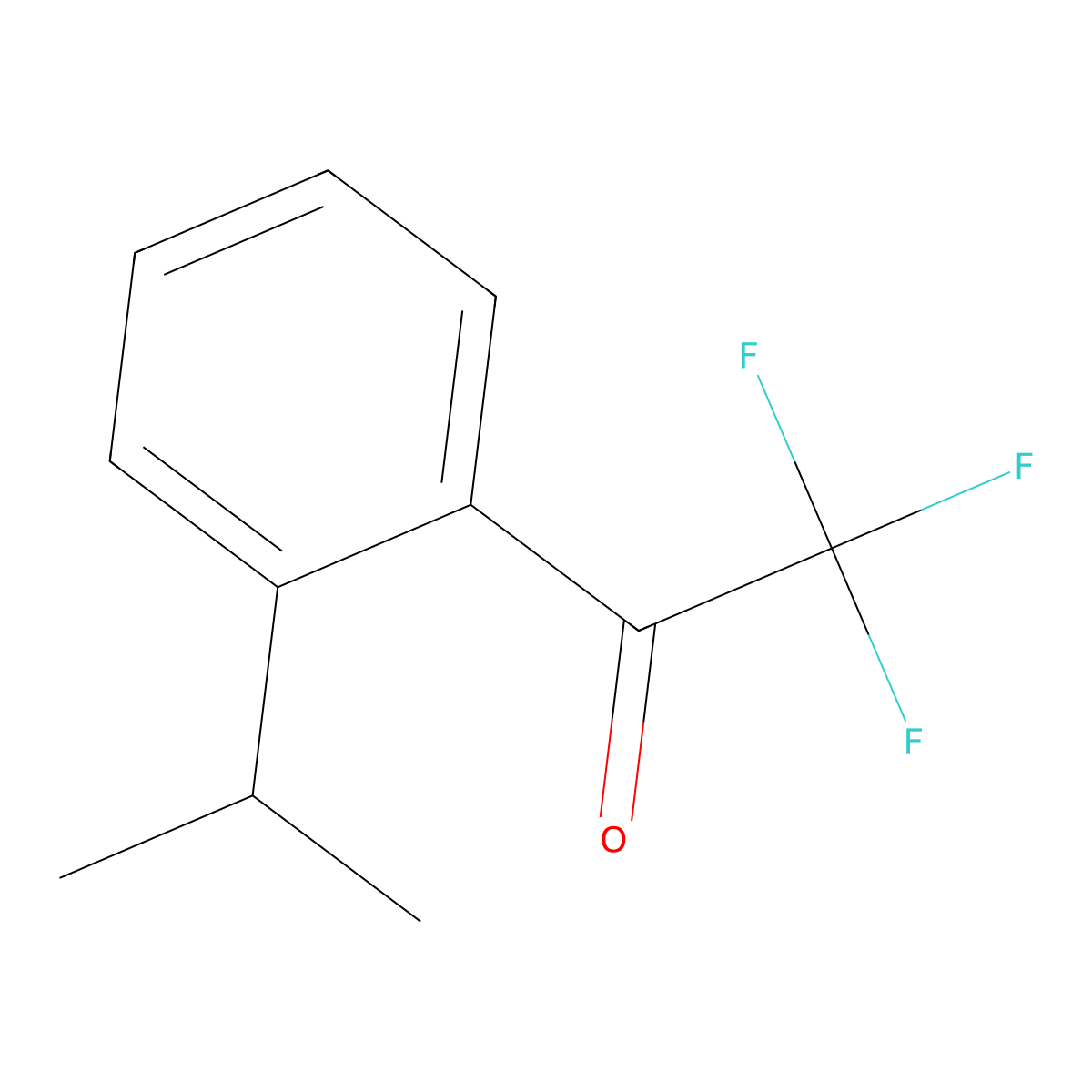 2'-iso-Propyl-2,2,2-trifluoroacetophenone molecular structure, CAS 845823-14-5
