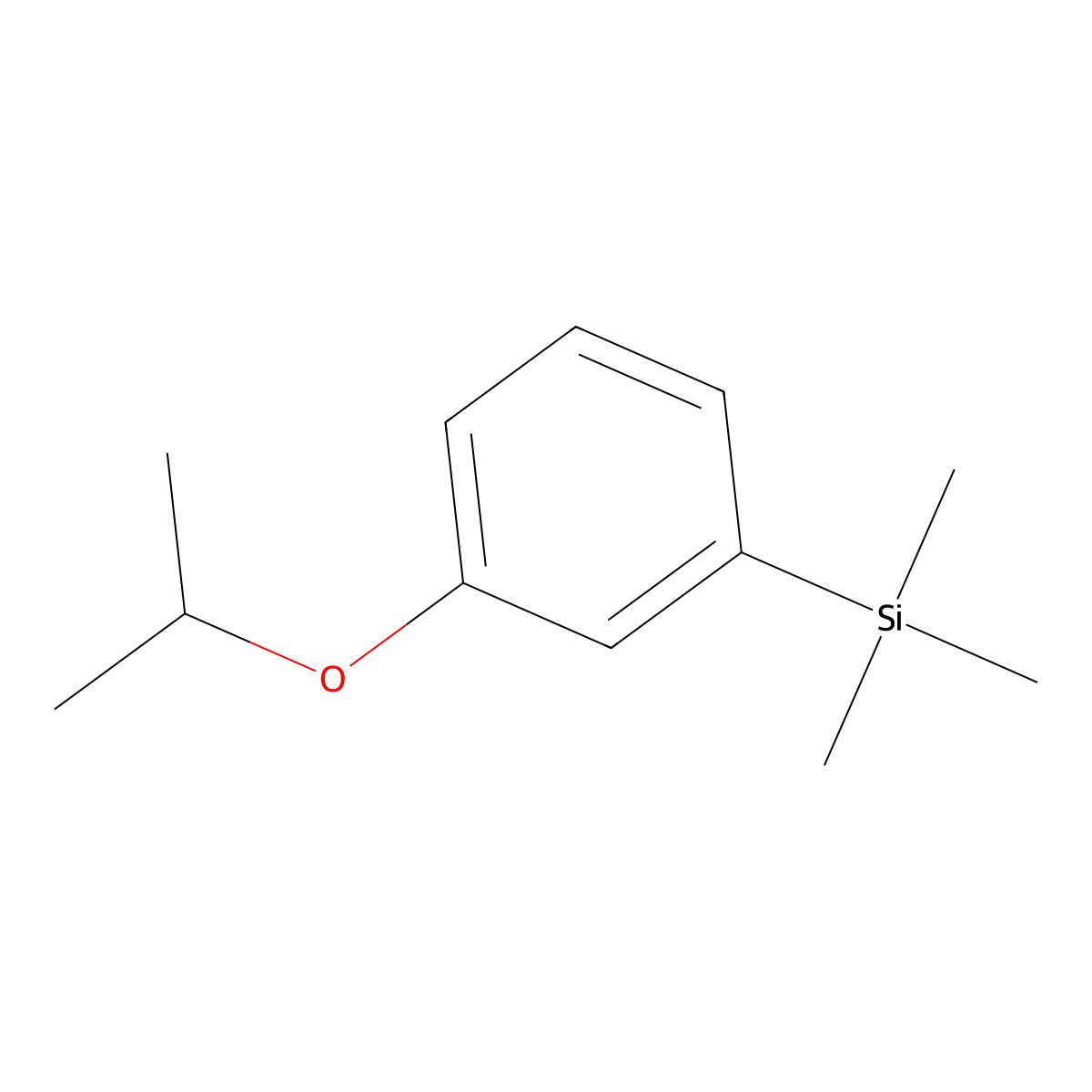 1-(Trimethylsilyl)-3-iso-propoxybenzene molecular structure, CAS 845823-21-4