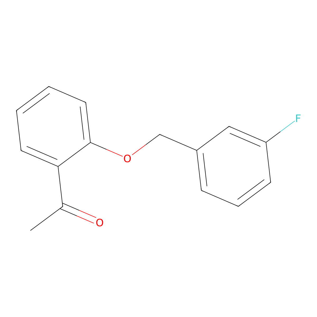 2'-(3-Fluorobenzyloxy)acetophenone molecular structure, CAS 845823-26-9