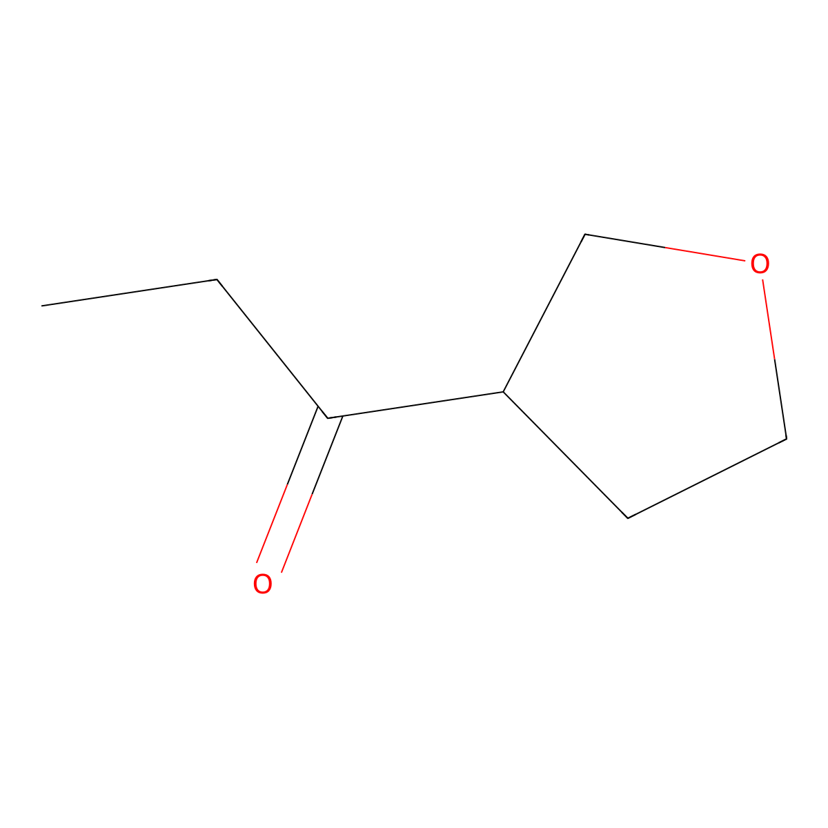 1-(Oxolan-3-yl)propan-1-one molecular structure, CAS 845827-12-5