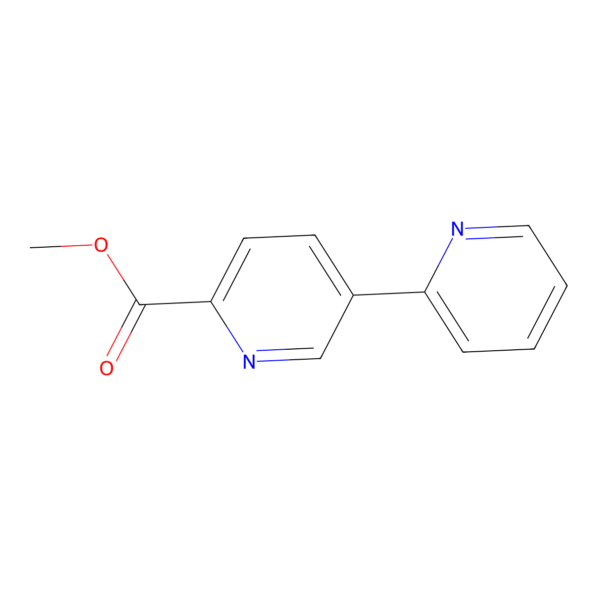 Methyl [2,3'-bipyridine]-6'-carboxylate molecular structure, CAS 845827-15-8