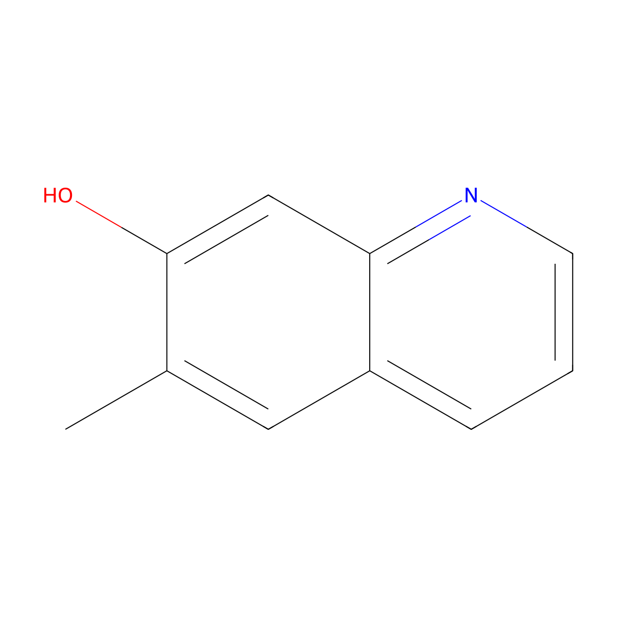 6-Methylquinolin-7-ol molecular structure, CAS 84583-53-9