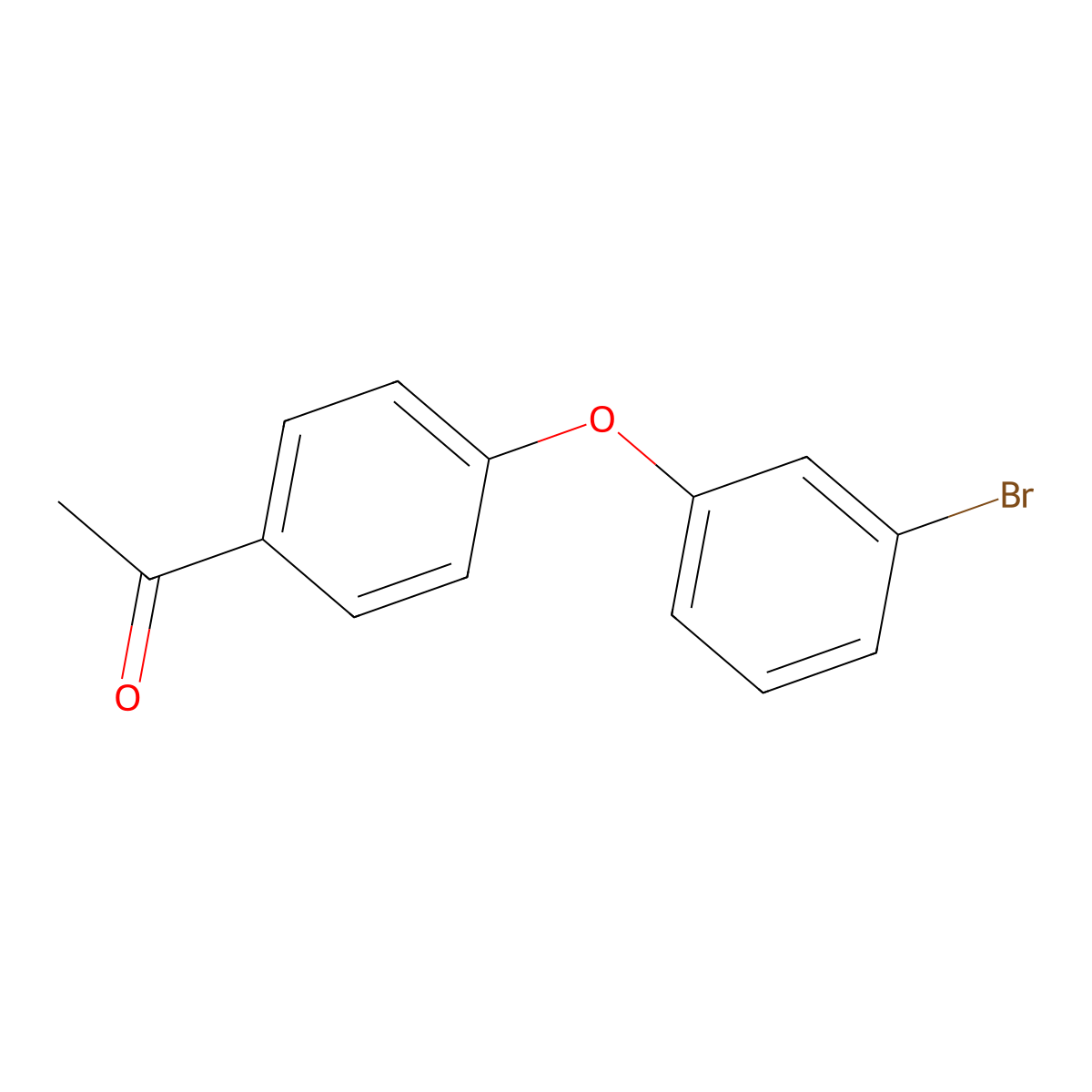 4'-(3-Bromophenoxy)acetophenone molecular structure, CAS 845866-46-8