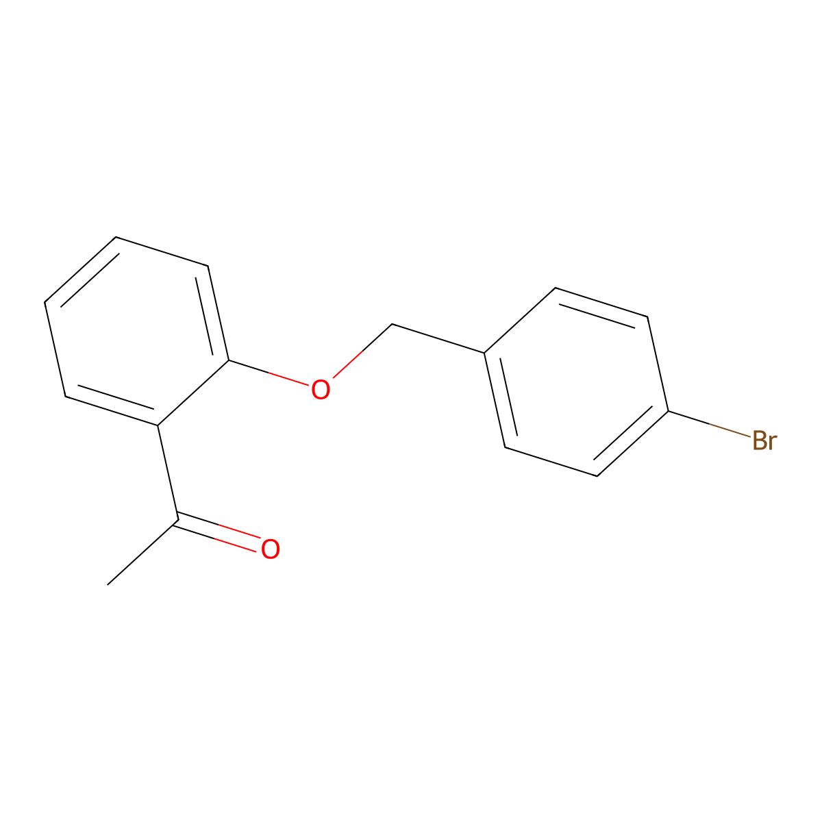 2'-(4-Bromobenzyloxy)acetophenone molecular structure, CAS 845866-47-9