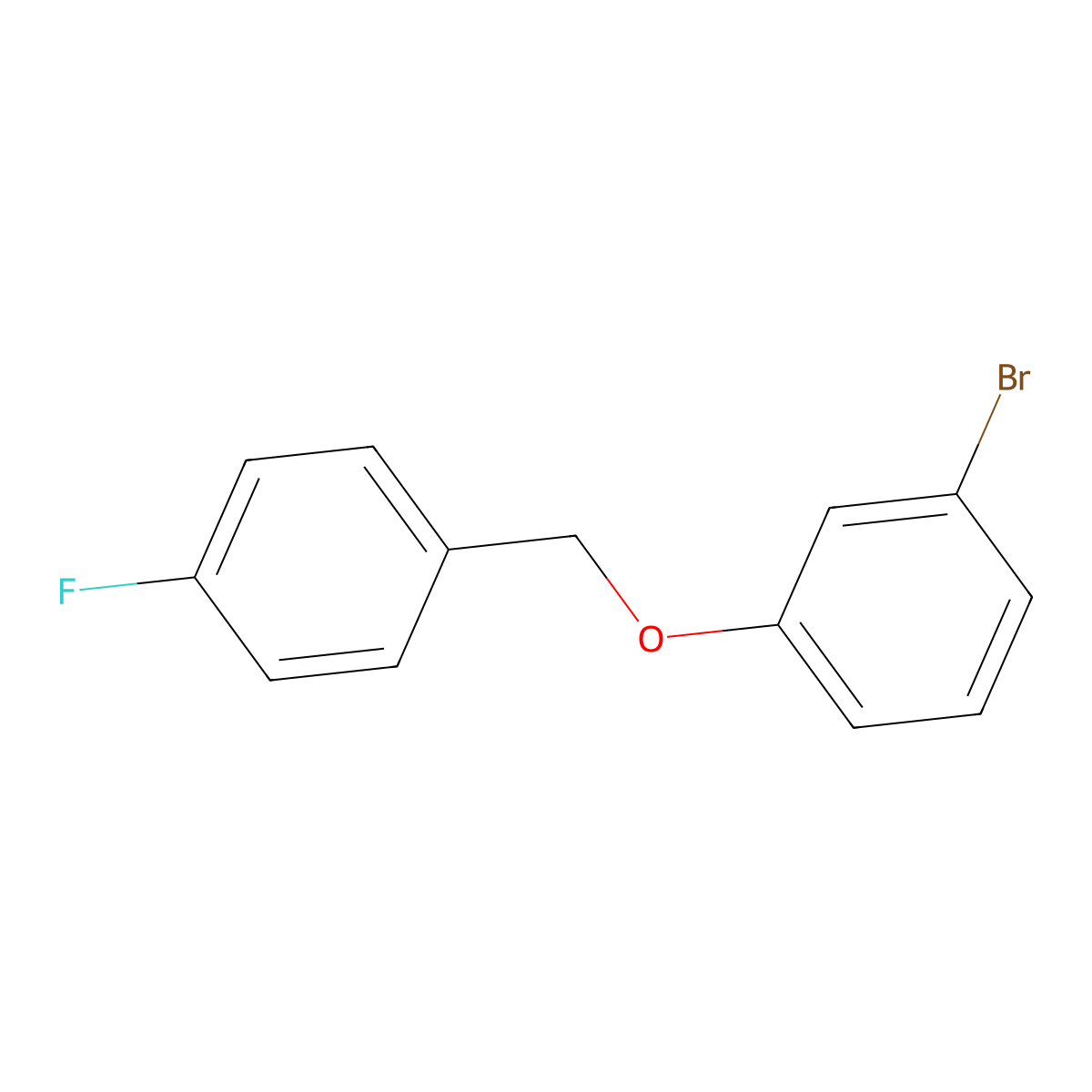1-Bromo-3-[(4-fluorophenyl)methoxy]benzene molecular structure, CAS 845866-52-6