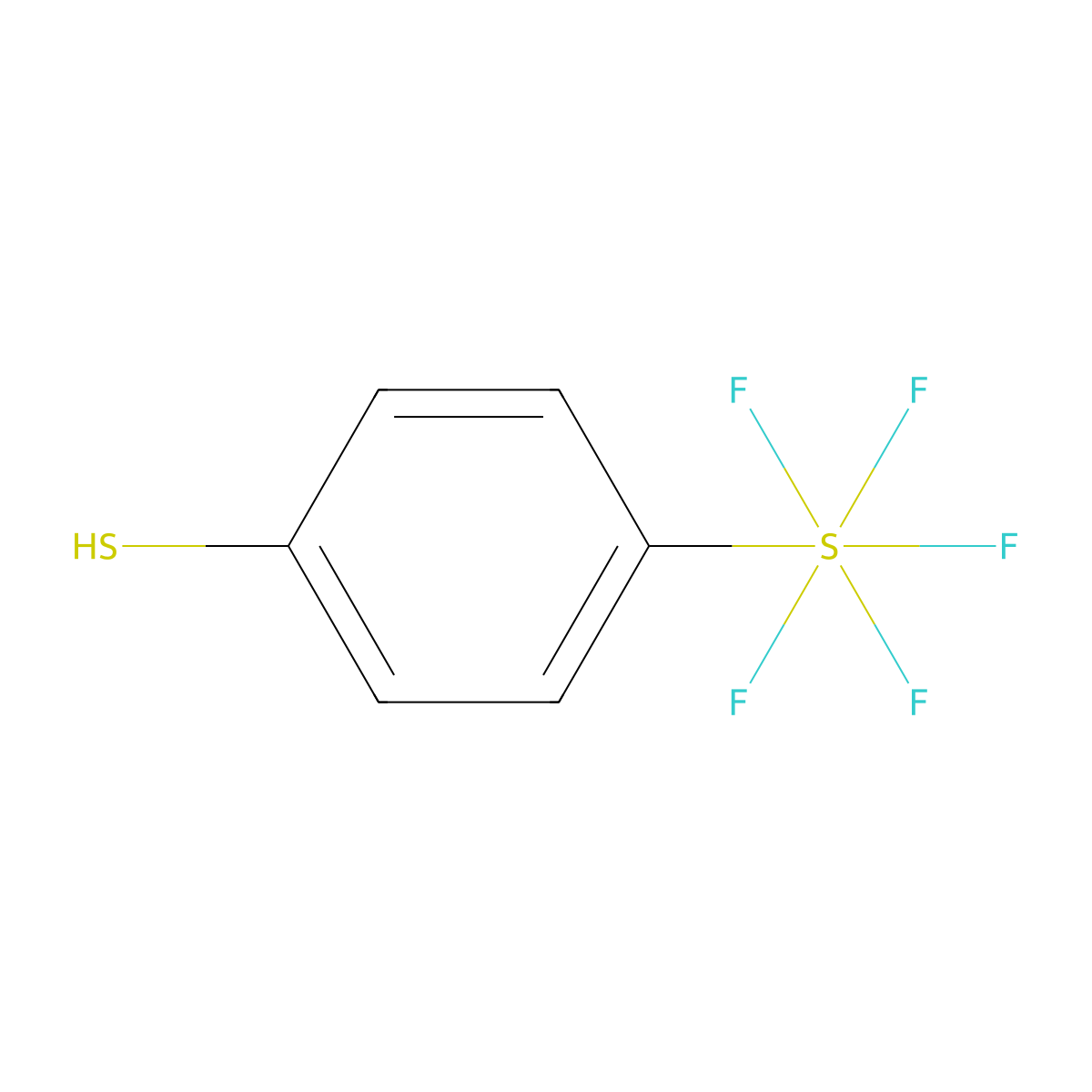 4-(Pentafluorothio)thiophenol molecular structure, CAS 845882-09-9
