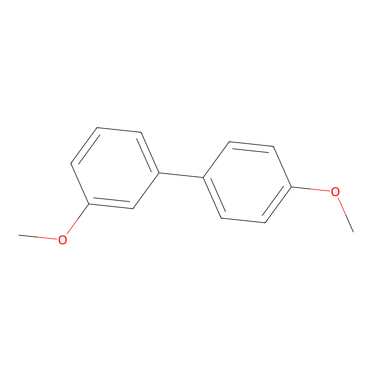 3,4'-Dimethoxybiphenyl molecular structure, CAS 84591-12-8