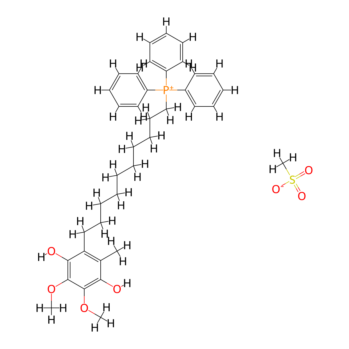 Mitoquinol molecular structure, CAS 845959-55-9