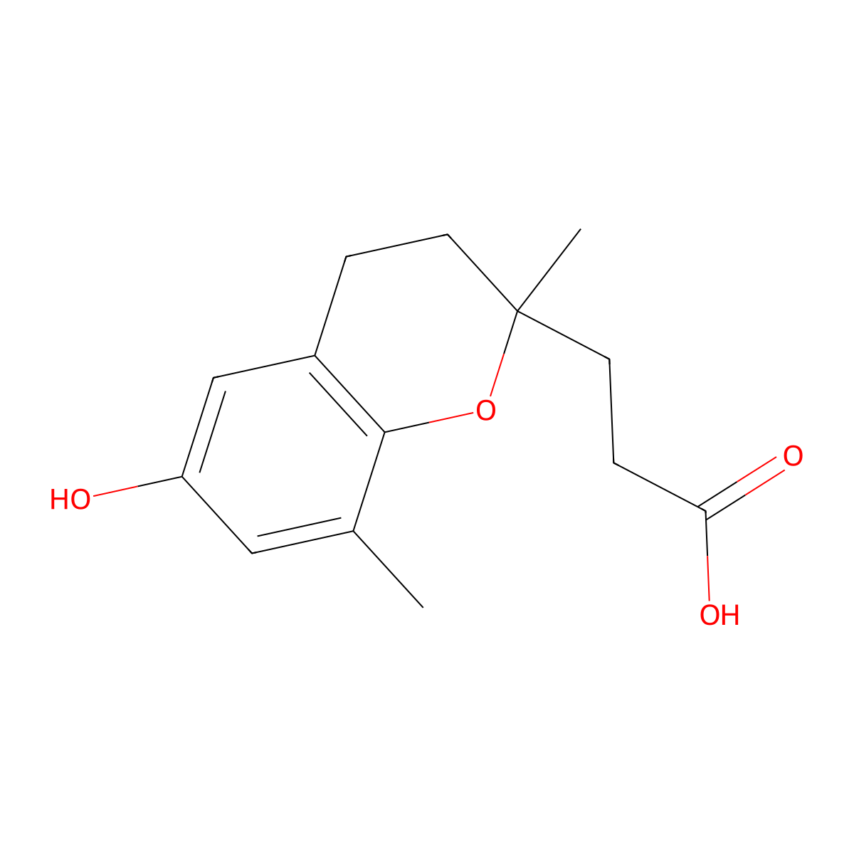 delta-CEHC molecular structure, CAS 84599-16-6