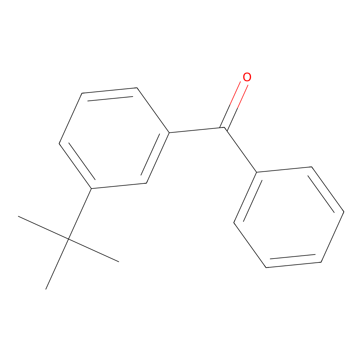 (3-(Tert-butyl)phenyl)(phenyl)methanone molecular structure, CAS 84603-41-8