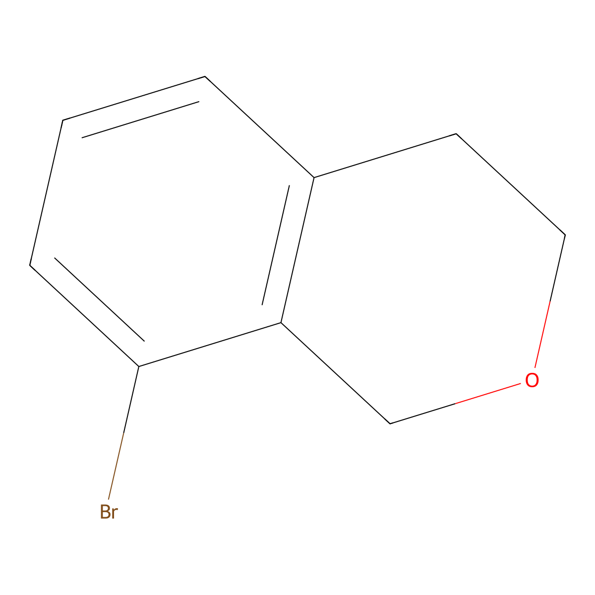 8-bromo-3,4-dihydro-1H-2-benzopyran molecular structure, CAS 846037-83-0