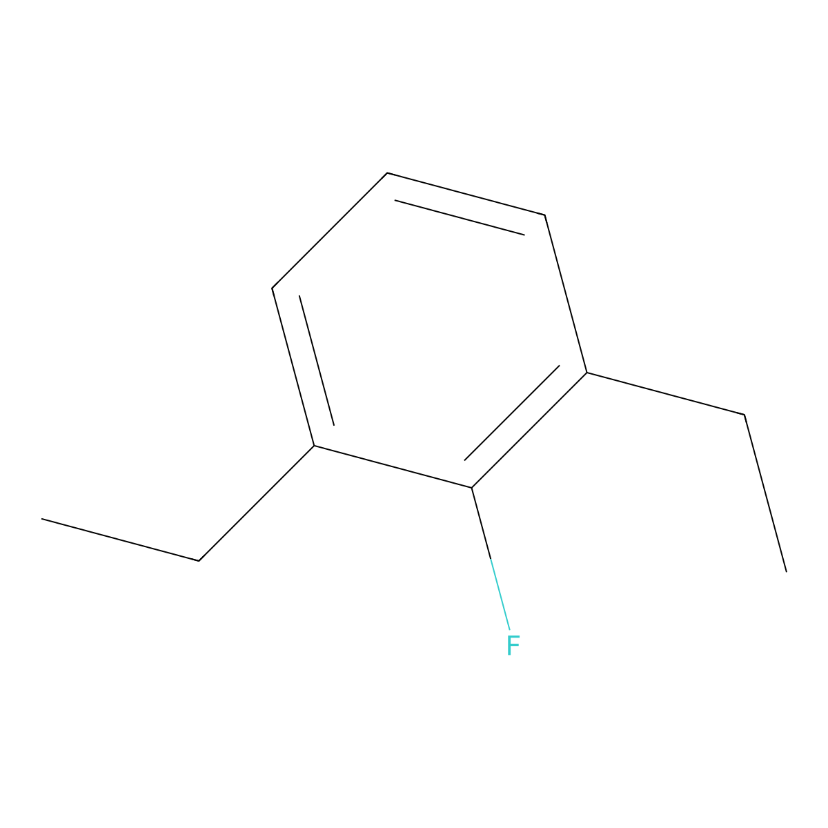 1,3-Diethyl-2-fluorobenzene molecular structure, CAS 84604-67-1