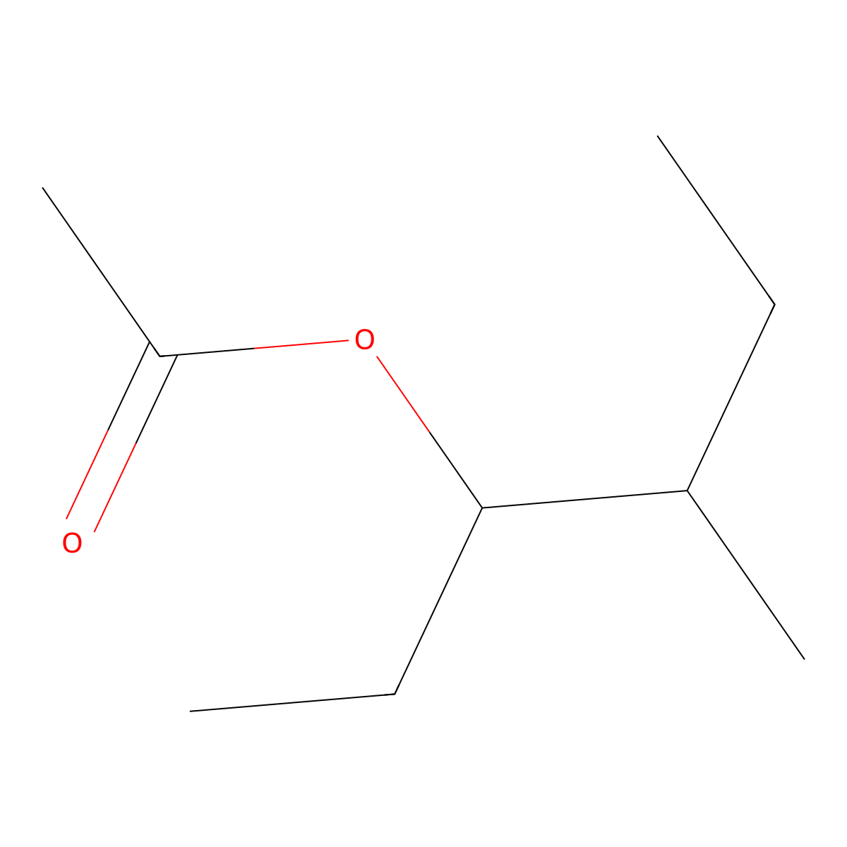 4-Methyl-3-hexanol acetate molecular structure, CAS 84612-71-5