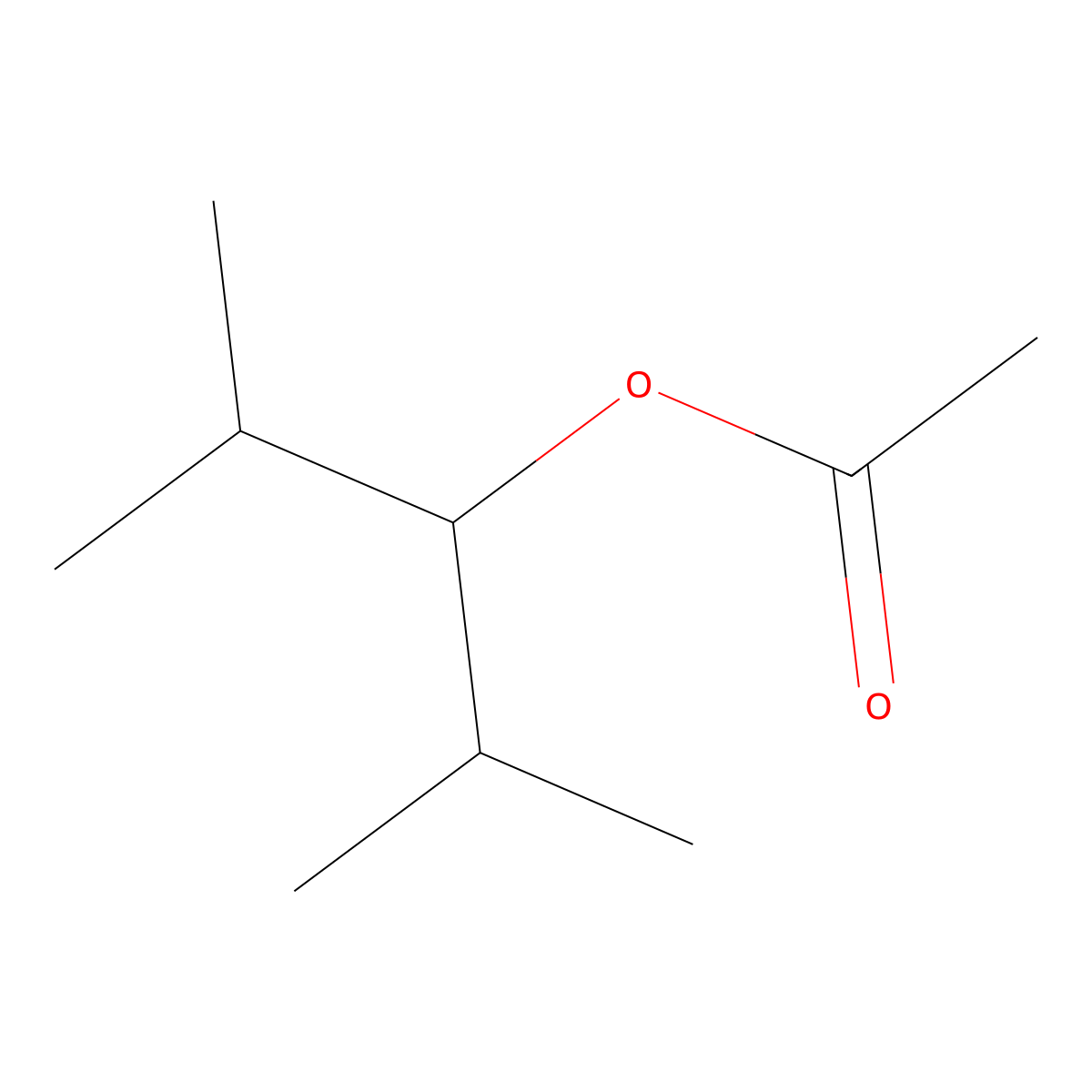 2,4-Dimethyl-3-pentanol acetate molecular structure, CAS 84612-74-8