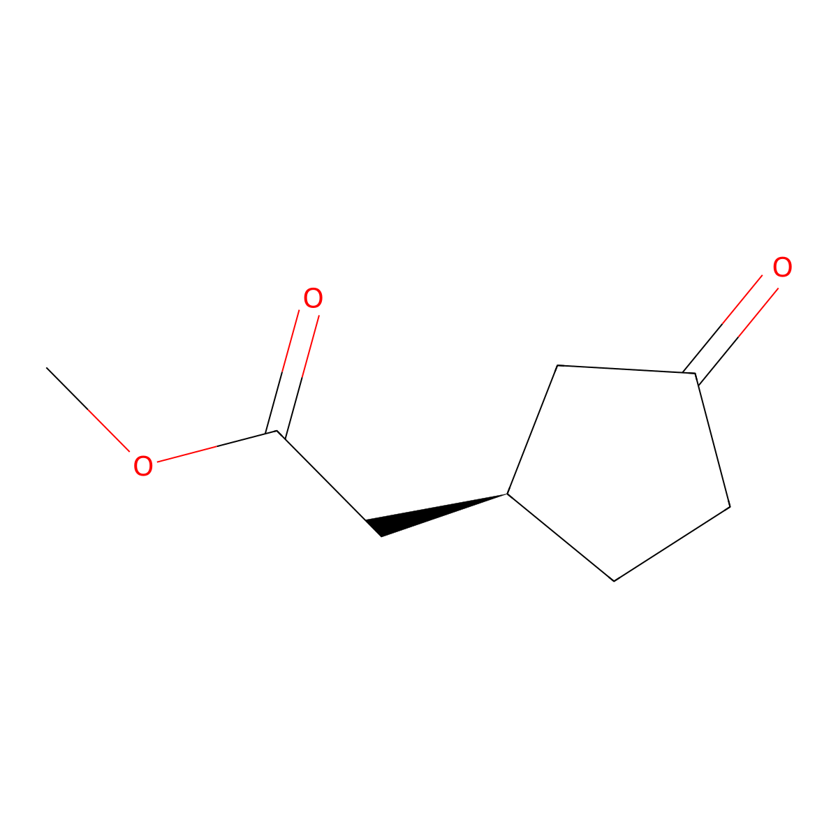 (R)-Methyl 2-(3-oxocyclopentyl)acetate molecular structure, CAS 84621-34-1