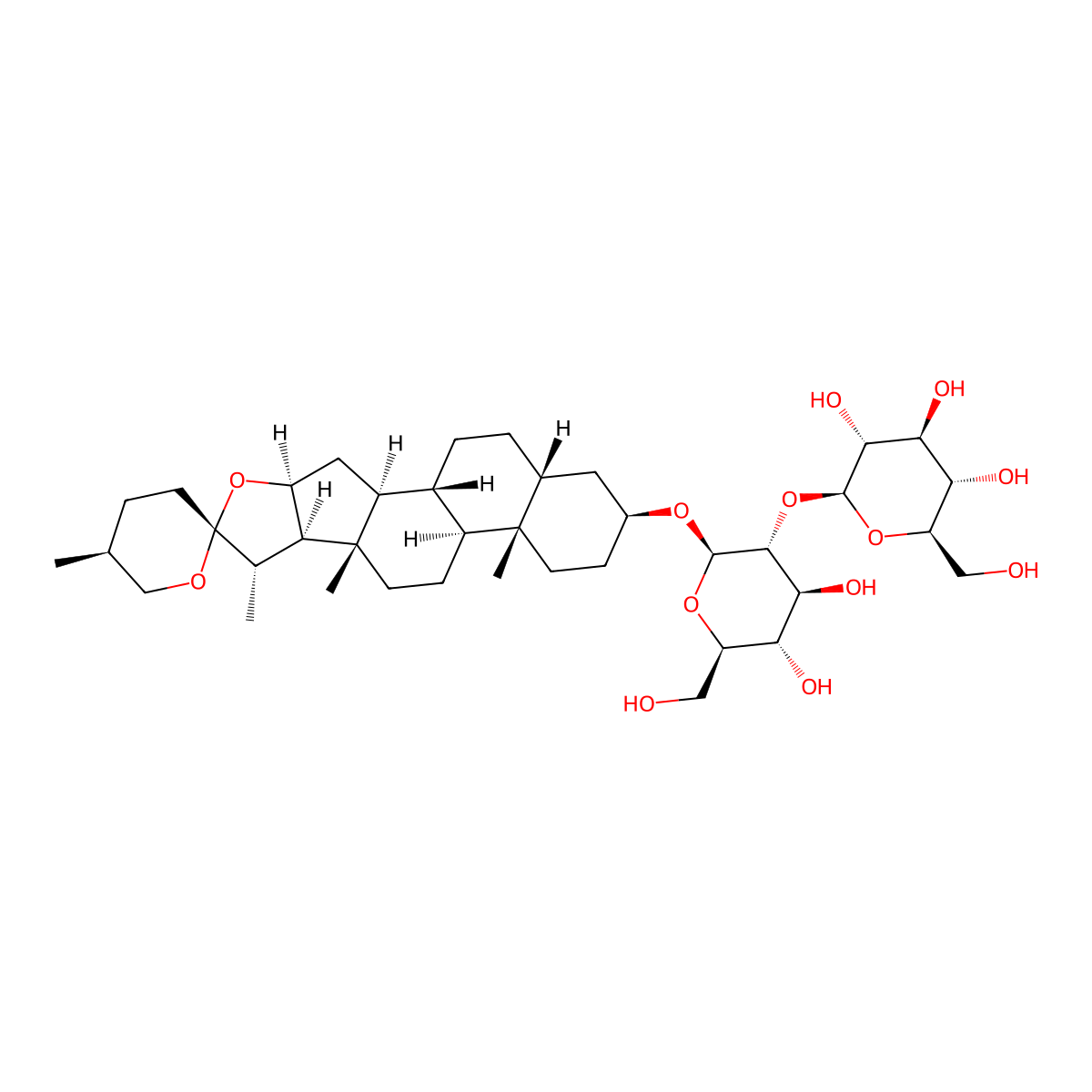 Asparanin A molecular structure, CAS 84633-33-0