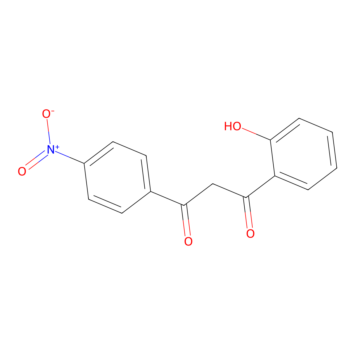 1-(2-Hydroxyphenyl)-3-(4-nitrophenyl)propane-1,3-dione molecular structure, CAS 84634-64-0