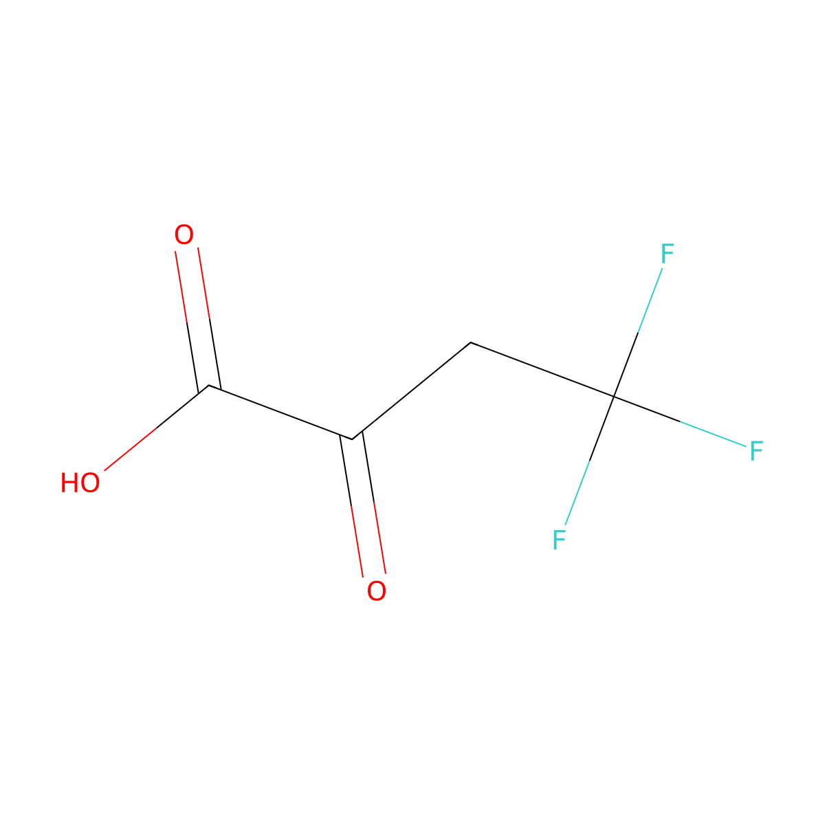 4,4,4-Trifluoro-2-oxobutanoic acid molecular structure, CAS 84638-15-3