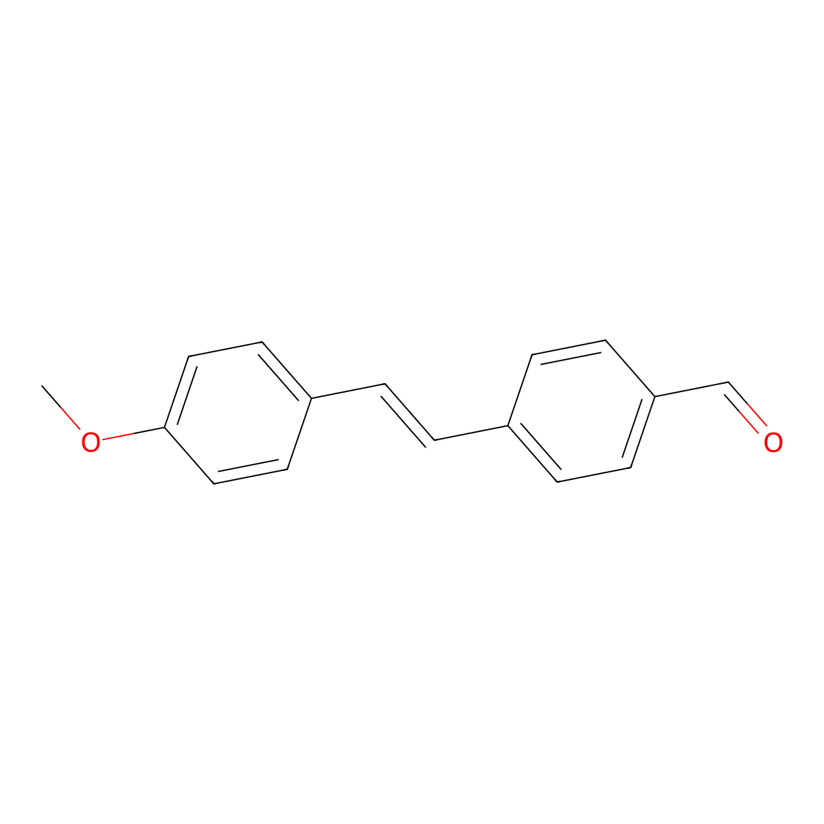 4-[(E)-2-(4-methoxyphenyl)vinyl]benzaldehyde molecular structure, CAS 84645-78-3