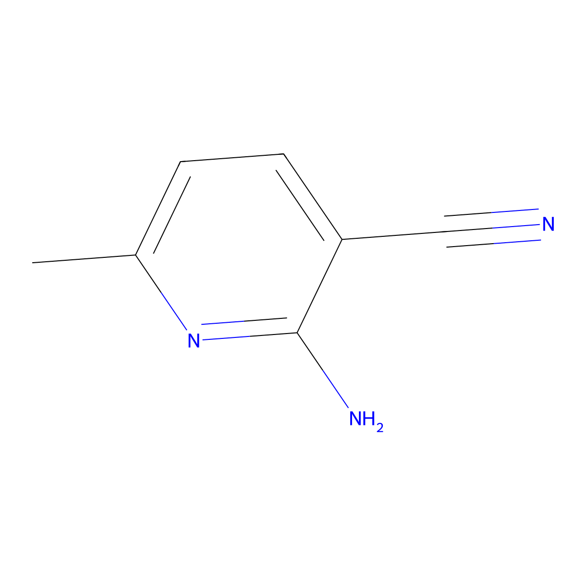 2-Amino-6-methylpyridine-3-carbonitrile molecular structure, CAS 84647-20-1